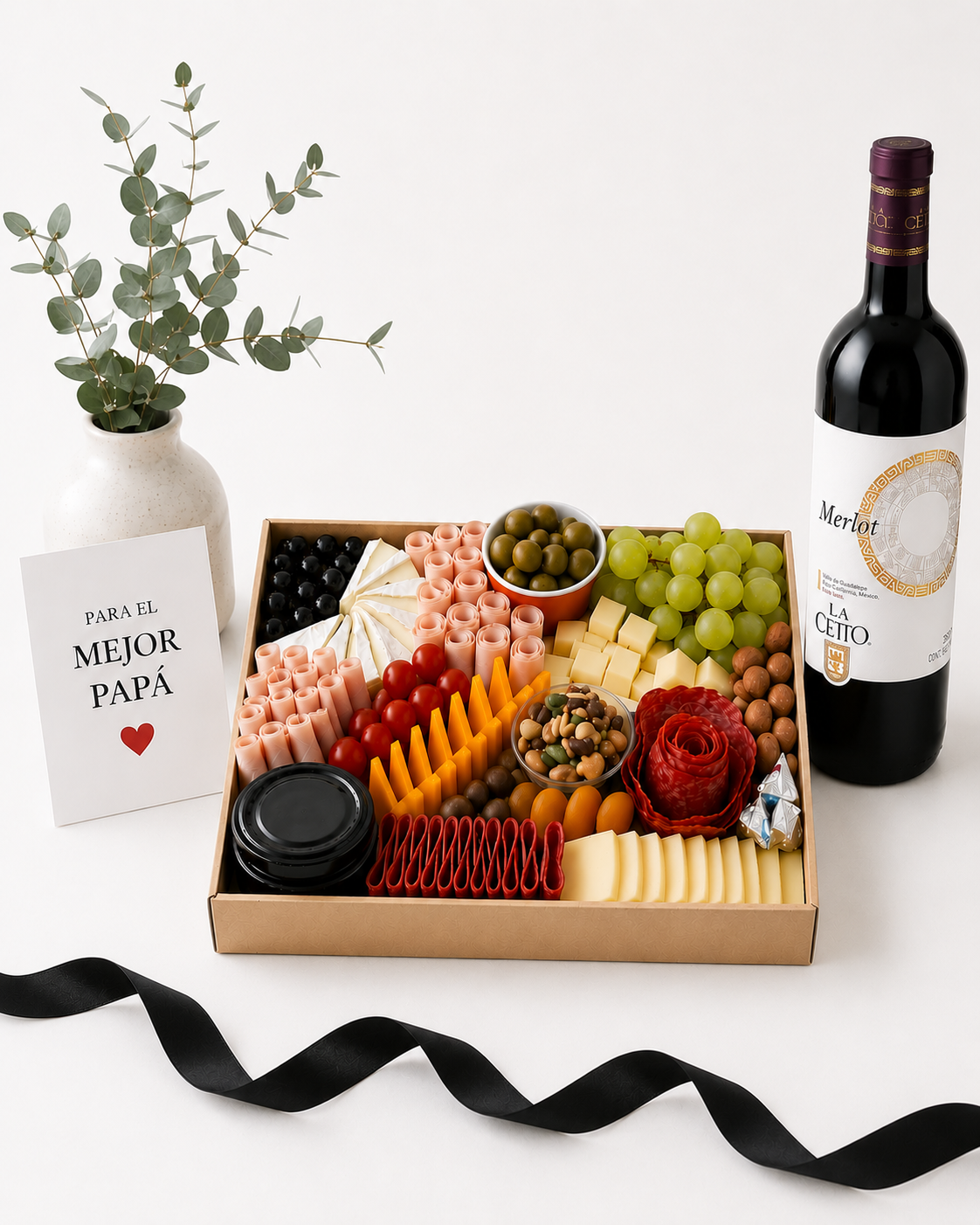 Promo Día del Padre | Tabla de Quesos Reunión Petit + Vino