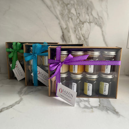 Paquete con 8 variedades de miel